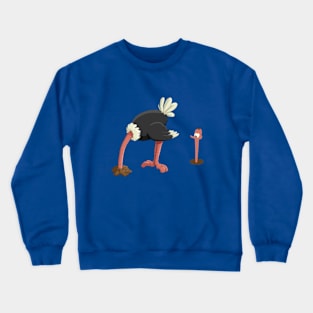 FUNNY OSTRICH. Crewneck Sweatshirt